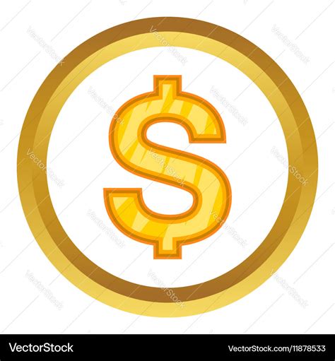 US Dollar icon Royalty Free Vector Image - VectorStock