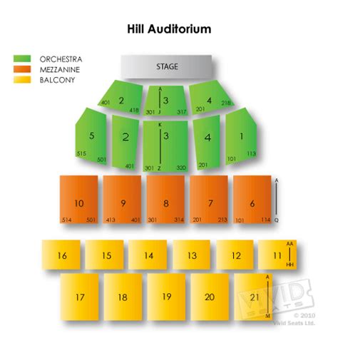 Hill Auditorium Seating Chart | Vivid Seats