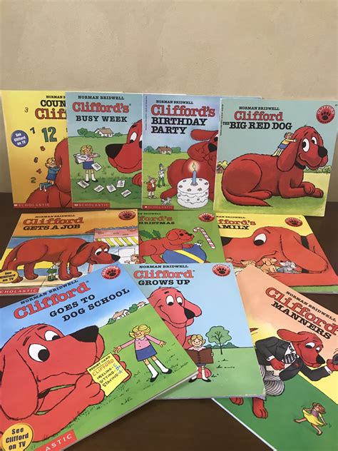 Clifford the Big Red Dog Books Assorted 80s Childhood - Etsy