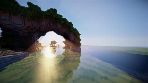 Minecraft shaders background ·① Download free full HD wallpapers for ...