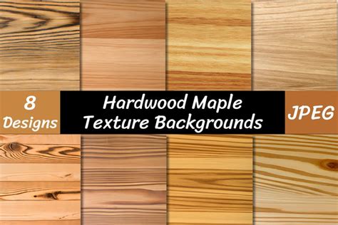 Hardwood Maple Flooring Texture Digital Paper Pack