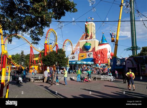 Prater amusement park Stock Photo - Alamy