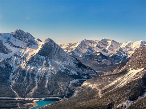 Expose Nature: The Rocky Mountains taken from a Cessna 182 near Canmore ...