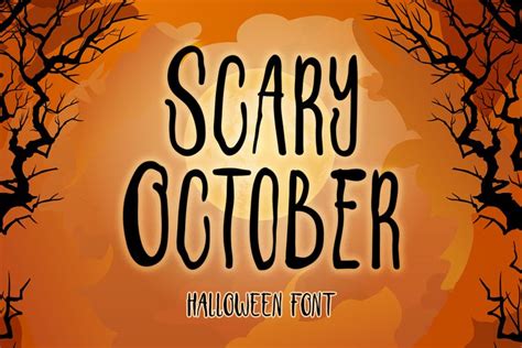 Scary October - Halloween Font