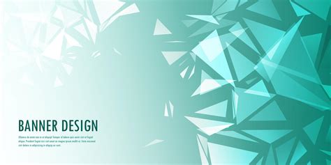 Abstract low poly banner design 563089 Vector Art at Vecteezy