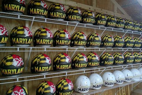 Football Helmet Artist University of Maryland