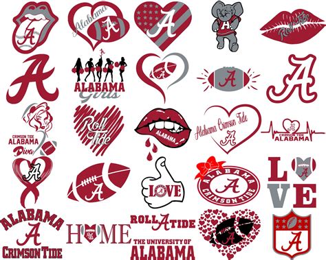 Alabama SVG Bundle Football SVG File Cut Flie Cricut - Etsy