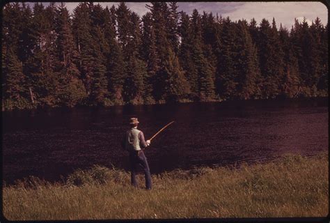 Fishing in the Androscoggin River, | Free Photo - rawpixel