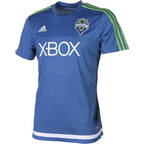 Seattle Sounders FC adidas 2015 Pre Game Training climacool Jersey ...