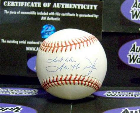 Garth Brooks autographed Baseball (Mets, Padres, Country Western Legend)