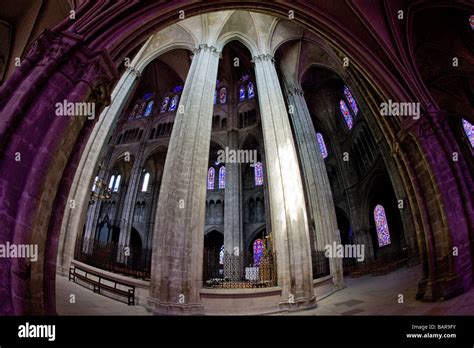 Interior bourges cathedral bourges cher hi-res stock photography and ...