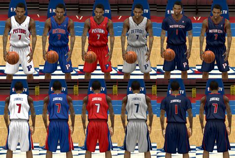 NLSC Forum • Downloads - 2016 Detroit Pistons Uniforms