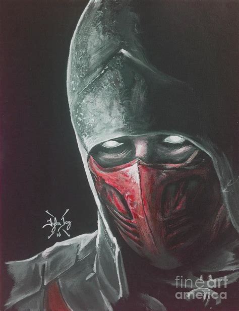 Ermac Painting by Tyler Haddox - Pixels