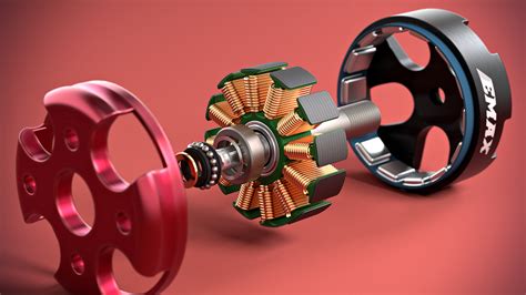 Emax Motor 3D Product Visualization & Animation on Behance