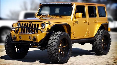 Custom Gold 2012 Jeep Wrangler | Video Tour | Unique Chrysler - YouTube