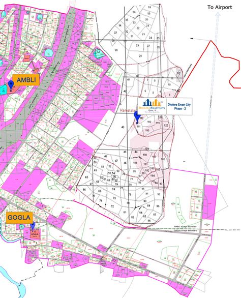 Dholera Smart City Phase 2 Project Location Map