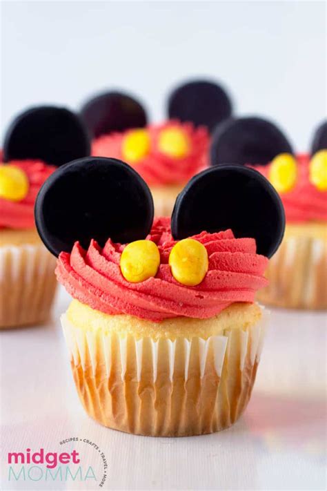 Easy Mickey Mouse Cupcakes • MidgetMomma