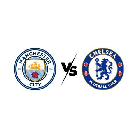 Manchester City VS Chelsea Logo Vector - (.Ai .PNG .SVG .EPS Free Download)