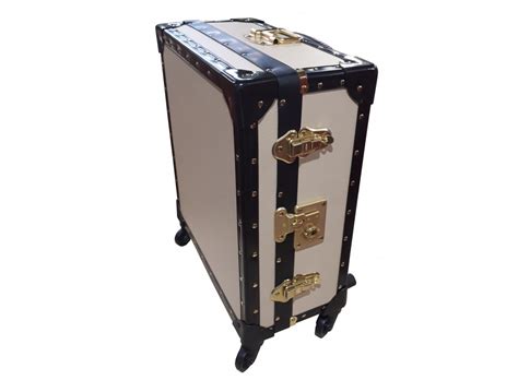 Wheeled Luggage Trunk - Mossman Trunks