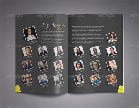 Modern Yearbook Template by zheksha | GraphicRiver