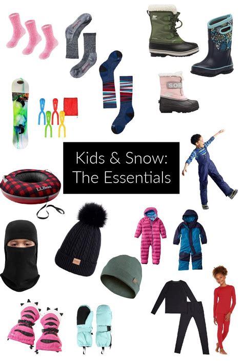 Snow gear guide for kids – Artofit