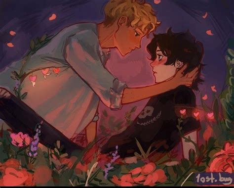 Solangelo Fanart | Solangelo fanart, Percy jackson comics, Percy ...