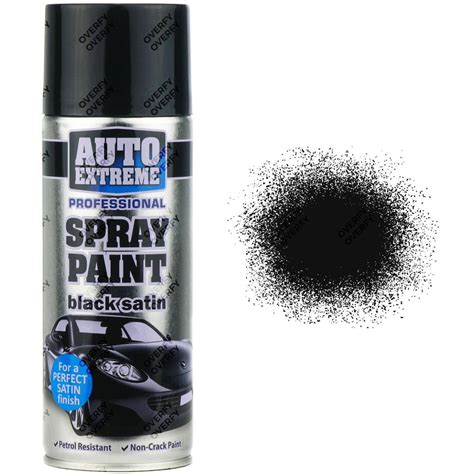 Black Satin Spray Paint 400ml – Sprayster