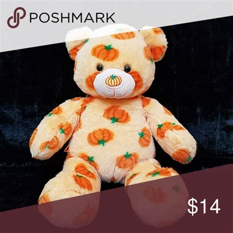 BUILD A BEAR Halloween Pumpkin Bear | Bear halloween, Halloween pumpkins, Build a bear