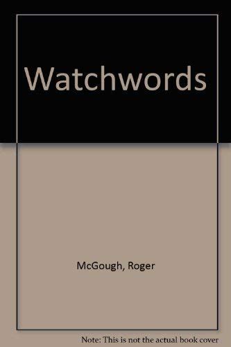 Watchwords by Roger McGough: Good (1969) | Anybook Ltd.