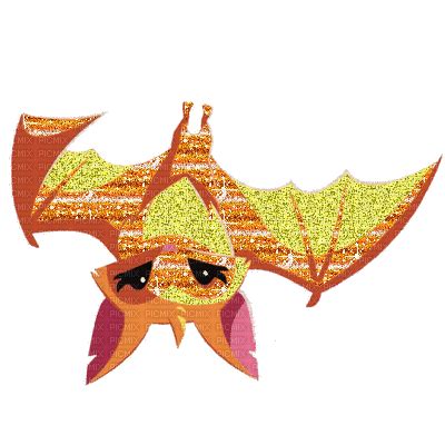 Glitter Flying fox, animaljam , bat , flyingfox , vampire , scary , glitter - Free animated GIF ...