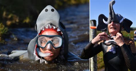 Hundreds swim through murky water at World Bog Snorkelling Championship | Metro News