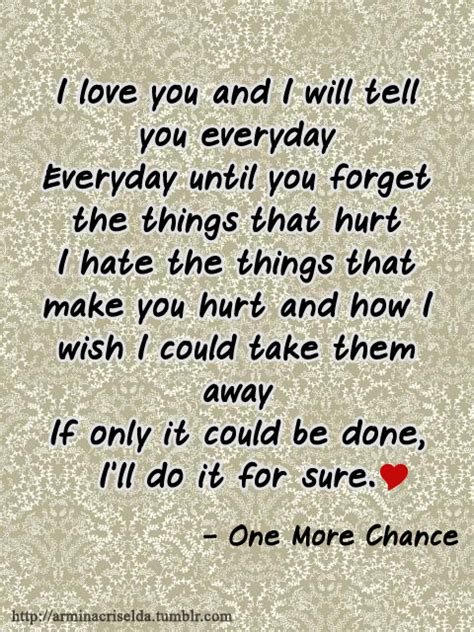 Give Me One More Chance Quotes. QuotesGram