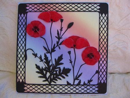 Large 3D Poppy Frame And Decoupage - CUP707569_1929 | Craftsuprint