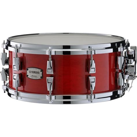 Yamaha Absolute Hybrid Maple Snare Drum 14 x 6 in. Red Autumn | Musician's Friend