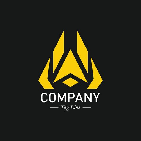 Minimalist flat company logo template 10726804 Vector Art at Vecteezy