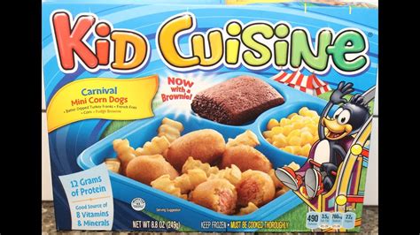 Kid Cuisine Carnival Mini Corn Dogs Review - YouTube