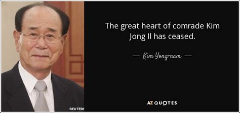 QUOTES BY KIM YONG-NAM | A-Z Quotes