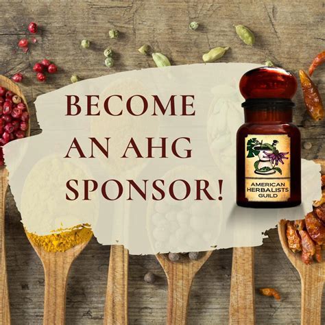 AHG Sponsorships | American Herbalists Guild