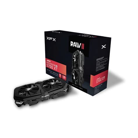 XFX AMD Radeon RX 5700 XT 8GB Raw II Graphics Card, Black - Walmart.com - Walmart.com