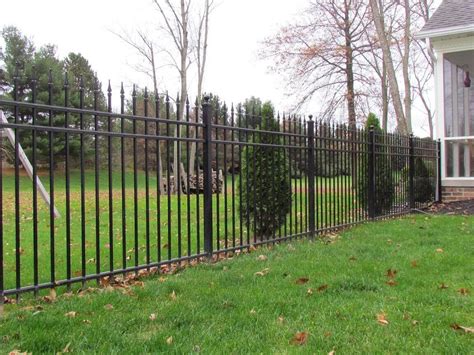 Residential Aluminum Fence | Black Metal Fence