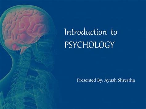 Psych 101 - Introduction to Psychology - Lecture 1