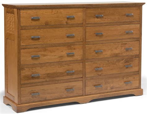 Daniel's Amish Elegance 10-Drawer Double Dresser | Conlin's Furniture | Dressers