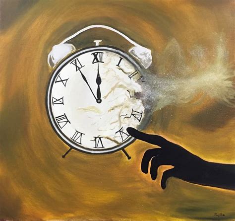 No One Can Control Time Painting by Poojitha Jagini | Saatchi Art