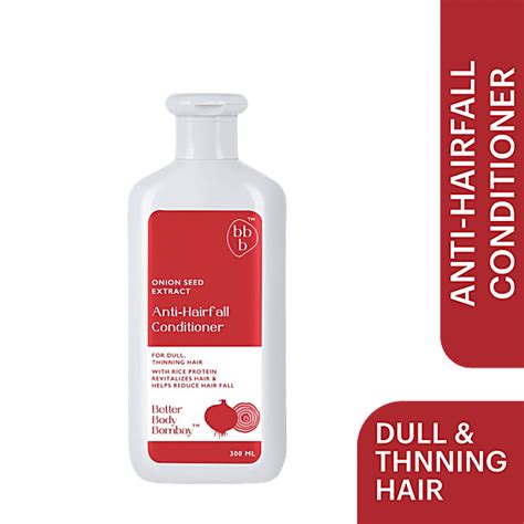 Buy Better Body Bombay Anti-Hairfall Conditioner - Onion Seed Extract, Treat Dull, Thinning Hair ...