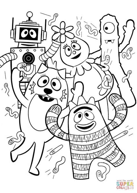 Yo Gabba Gabba! coloring page | Free Printable Coloring Pages