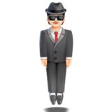 🕴🏻 Person in Suit Levitating: Light Skin Tone Emoji on Twitter Emoji Stickers 13.1