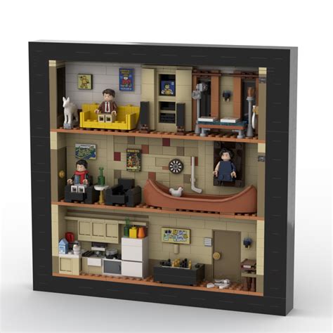 LEGO MOC 10292 FRIENDS The Apartments in photo frame by beewiks ...