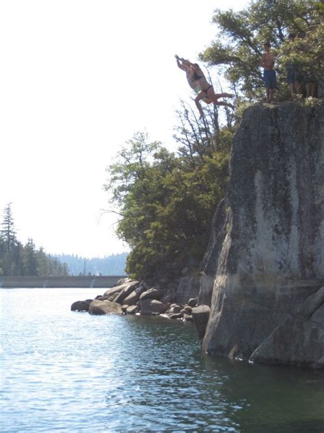 Taking a leap at Pinecrest Lake Pinecrest Lake, Outdoor Movie Theater, Paddle Board Yoga, Hiking ...