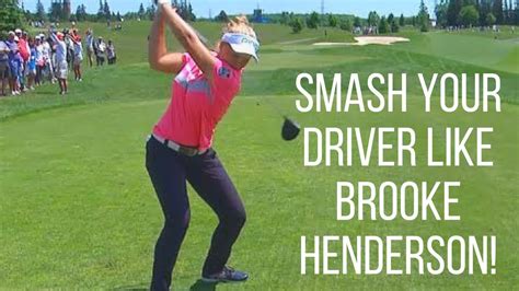 Brooke Henderson Golf Swing - YouTube