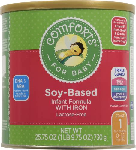 Comforts™ For Baby Stage 1 Soy-Based Infant Formula With Iron, 25.75 oz - Fry’s Food Stores